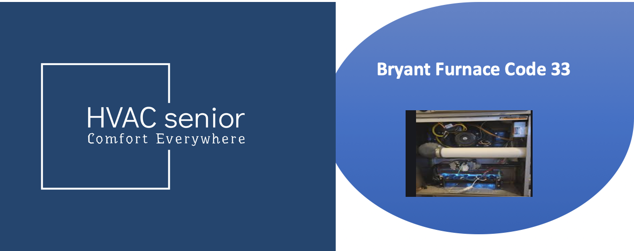 Bryant Furnace Error Code 33