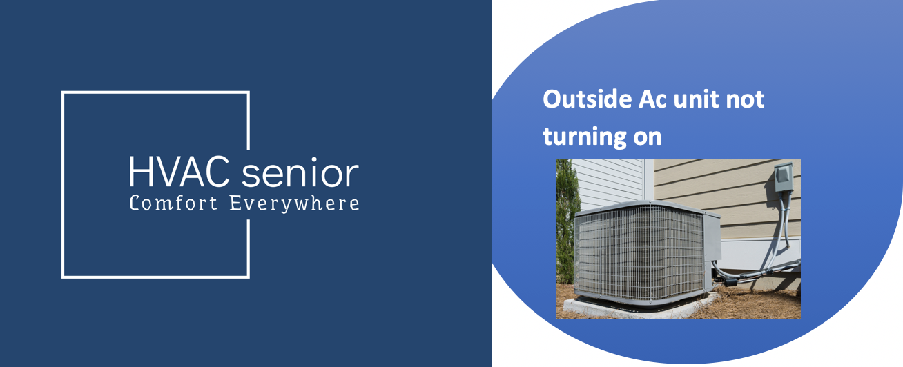 outside ac unit not turning on