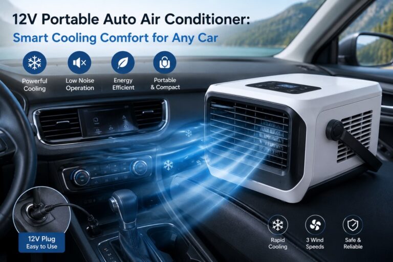 12V Portable Auto Air Conditioner: Smart Cooling Comfort for Any Car